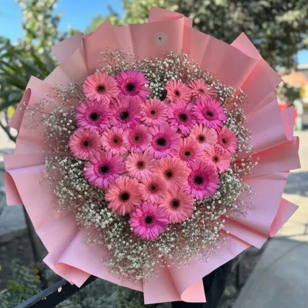 Corazón de Gerbera